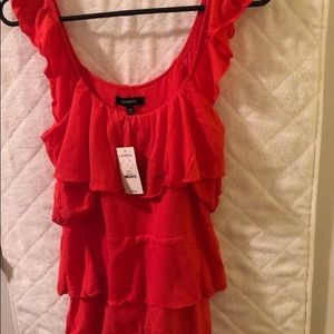 New red sleeveless shirt by Express! Size: XS